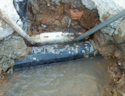 潢川测漏水之水管漏水
